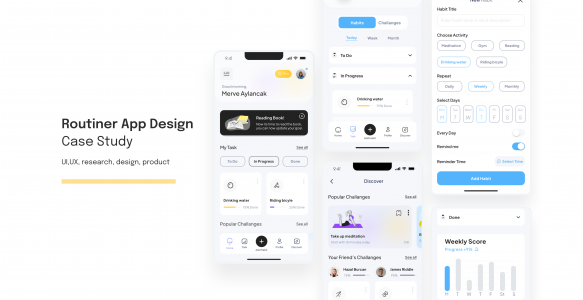 Routiner App Design